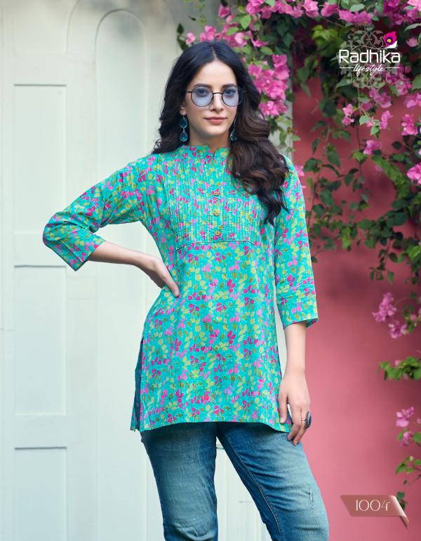 Radhika Summer Shine 1 Cotton Fancy Top Collection